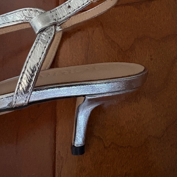 Metallic Strappy Sandal Slingback - Picture 3 of 10